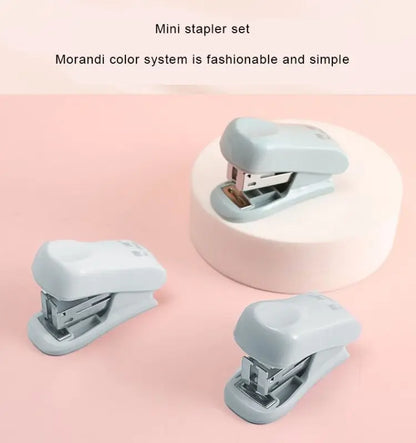 1pcs Mini Stapler Set Staples Paper Binder Stationery Office Kawaii Stationery Binding Tools School Supplies