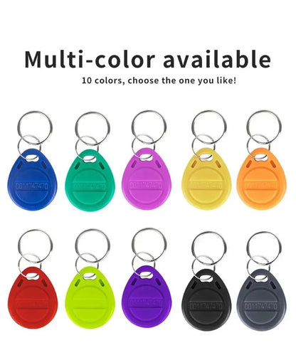 10/20pcs 125KHz Read-Only RFID TK4100 EM4100 Proximity Keyfobs Smart Secure Door Entry Access Control ID Keychain Token Tag