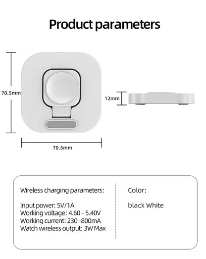 Watch Wireless Charger Stand For Samsung Galaxy Watch 6 5 4 3 Pro 45/40/44mm Active 2 Classic Type C Fast Charging Dock Station