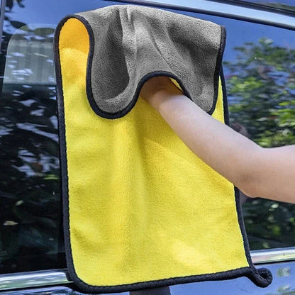 Car Body Cleaning Wipe Rag Water Absorption Drying Cloth Car Microfiber Washing Towels Soft  Double Layer Thicken