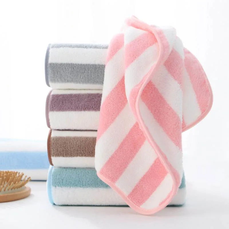 1pcs Microfiber Soft Face Wash Towel Touch Hand Towels Super Absorbent Quick-Drying Comfortable Lightweight Towel Bathroom Home