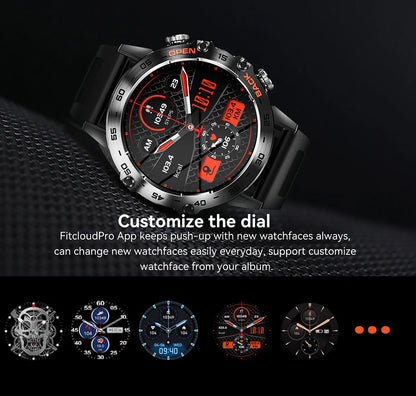 MEVADEN Steel 1.39 Bluetooth Call Smart Watch Men Sports Fitness Tracker Watches IP67 Waterproof Smartwatch for Android IOS MD52