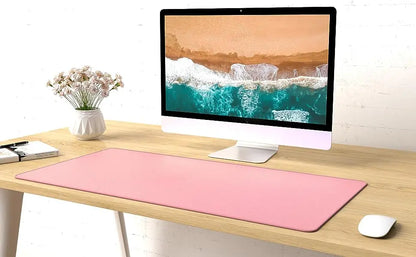 Mouse Pad para computador laptop escritório mulheres grande rosa minimalista mesa tapete meninas xxl 3mm jogo mousepad borracha inferior antiderrapante