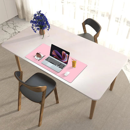 Mouse Pad para computador laptop escritório mulheres grande rosa minimalista mesa tapete meninas xxl 3mm jogo mousepad borracha inferior antiderrapante