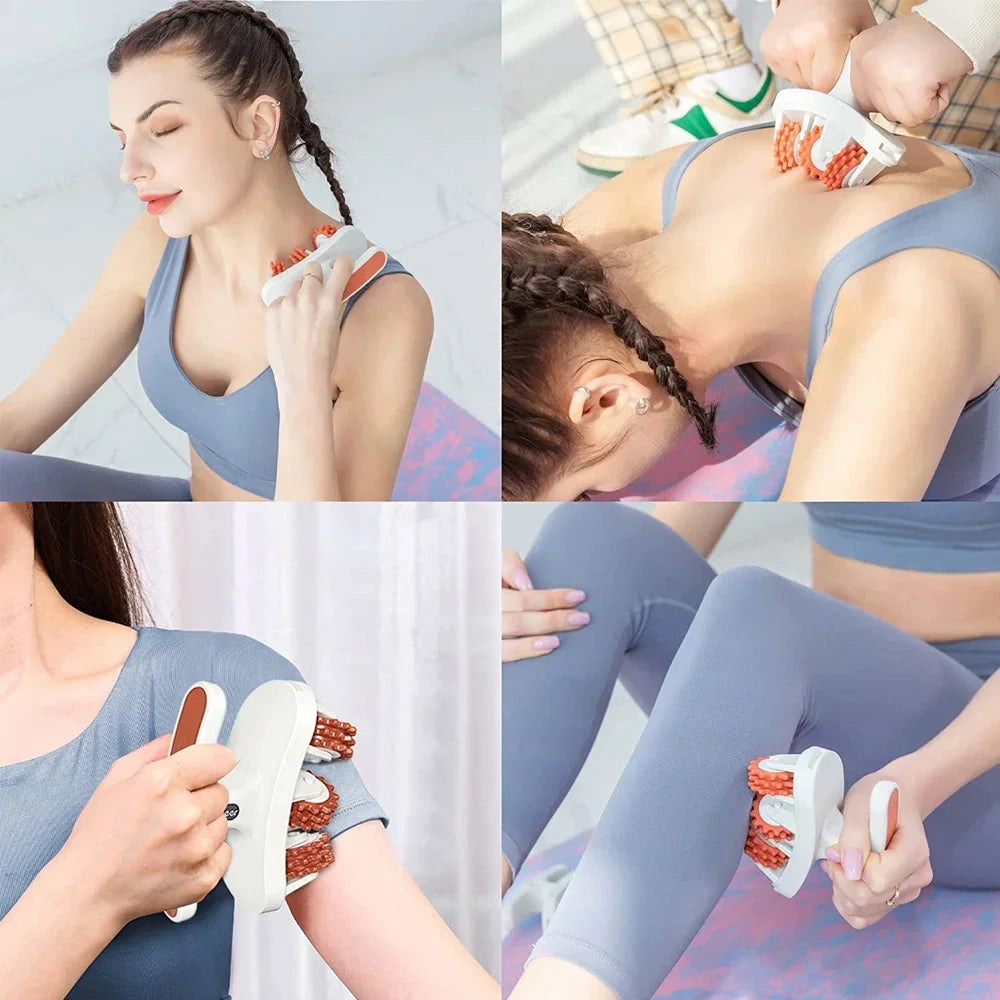 Anti-Cellulite Massager Manual Muscle Massager Roller for Neck Shoulder Back Arm Leg Relieve Muscle Soreness And Shape The Body