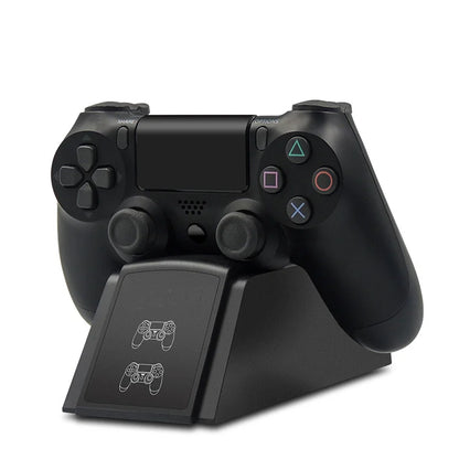 PS4 Controller Fast Charging Dock Station Dual Charger Stand with Status Indicator for Play Station 4/PS4 Slim/PS4 Pro