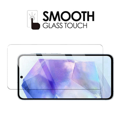 5Pcs Tempered Glass For Samsung Galaxy A55 A15 A25 A05S A53 A34 A24 A54 A14 HD Screen Protector Cover For Samsung A15 A55 Film