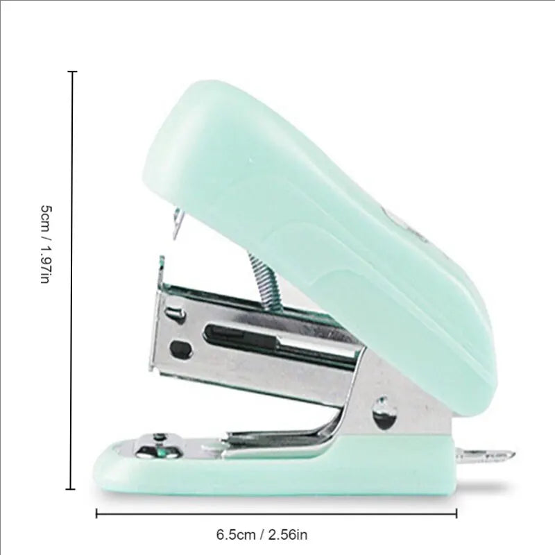 1pcs Mini Stapler Set Staples Paper Binder Stationery Office Kawaii Stationery Binding Tools School Supplies