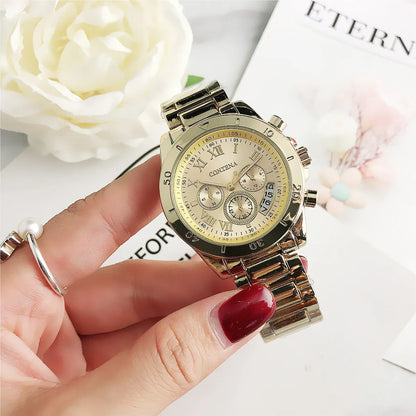 CONTENA 2023 Top Brand Luxury Watches for Women Fashion Creative Steel Bracelet Women's Watches Ladies Quartz Watch Reloj Mujer