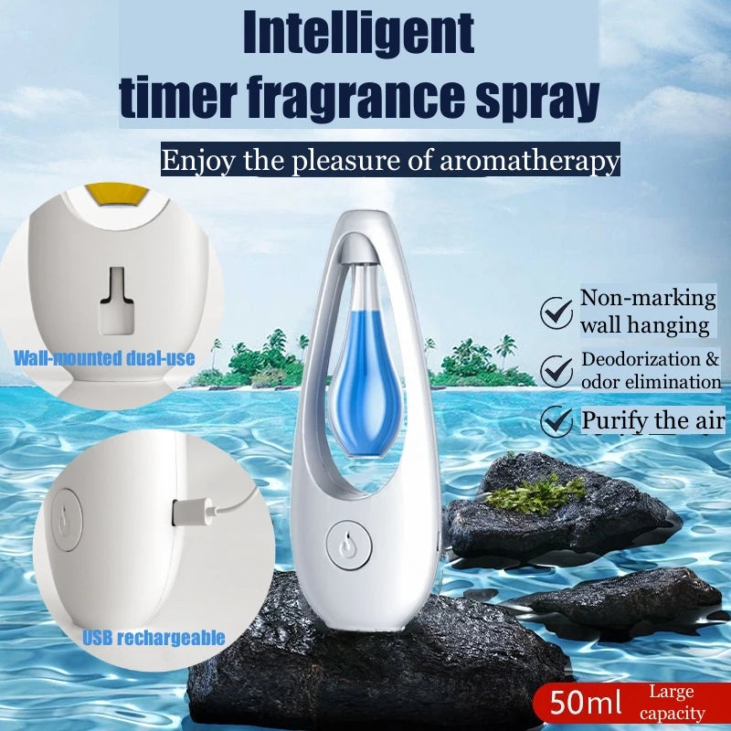 Room Air Freshener Spray Rechargeable Aromatherapy Diffuser/Hotel Home Fragrance Aromatherapy Essential Oil Diffuser Scent