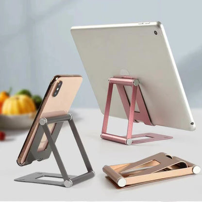 Suporte ajustável para telefone, suporte dobrável para tablet, suporte de mesa, organizador, suporte para smartphone portátil, material de escritório