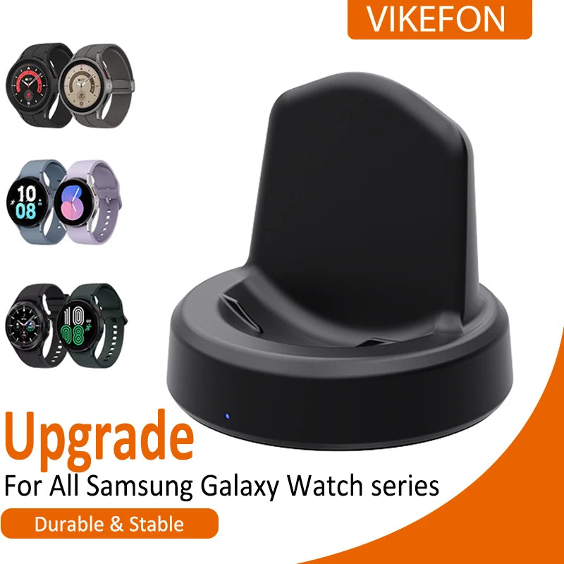 Watch Wireless Charger Stand For Samsung Galaxy Watch 6 5 4 3 Pro 45/40/44mm Active 2 Classic Type C Fast Charging Dock Station