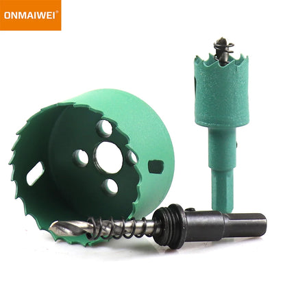 1 Pc 16-200mm Bimetal Wood Hole Saw Drill Bit HSS Steel New M42 Core Hole Saw Suitable For Downlight Plasterboard Opening