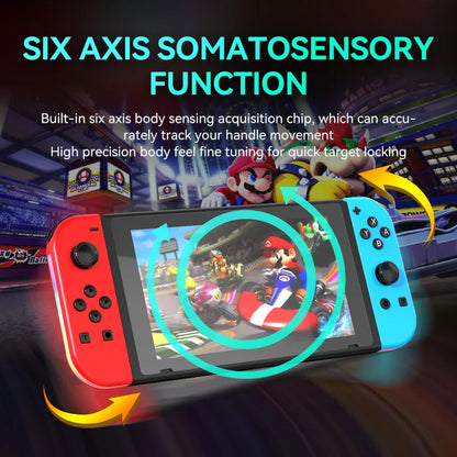 Nintend Switch Gamepad 2 Vibration Motor 6-axis Gyroscope Bluetooth 5.2 for Nintendo Switch / OLED Gaming Controller Accessories