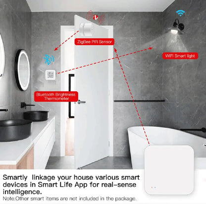 Tuya Zigbee Wireless Multi Mode Hub Gateway For Smart Home Automation for Zigbee Devices Via Smart Life