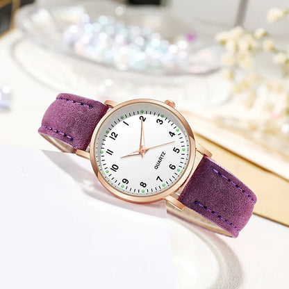 Fashion Watch For Women Leather Quartz Watches Ladies Luxury Back Light Wristwatch Clock relogio feminino