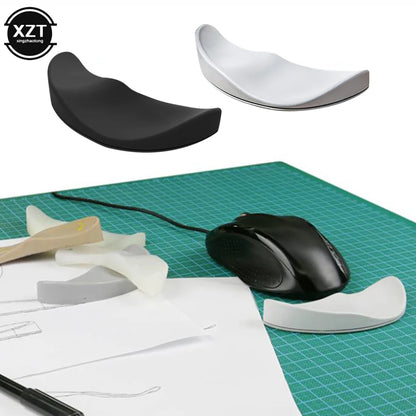 Mouse pad ergonômico para mão esquerda/direita, apoio para pulso, gel de silicone, antiderrapante, suporte para pulso, tapete para jogos de escritório, PC