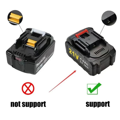 Battery Charger Replacement For Makita Model 18V 21V Li-ion BL1415 BL1420 BL1815 BL1830 BL1840 BL1860 Electric Drill Grinder