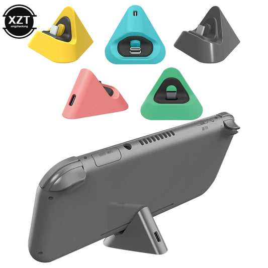 Universal Portable Triangle Switch Lite Dock Switch Charging Dock For Nintendo Switch NS Lite Type C Charger Base Stand 5 Colors