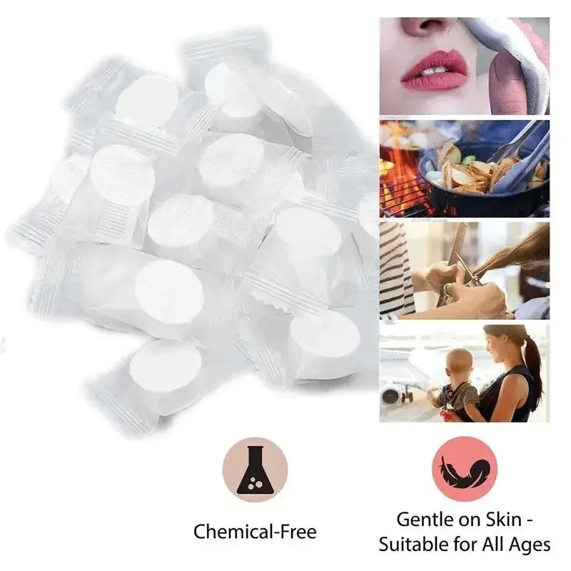 30pcs Mini Compressed Towels Portable Disposable Face Towel Perfect for Beauty Salon,Travel, Travel Essentials