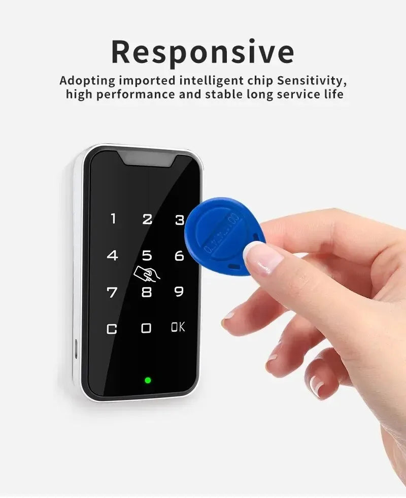 10/20pcs 125KHz Read-Only RFID TK4100 EM4100 Proximity Keyfobs Smart Secure Door Entry Access Control ID Keychain Token Tag