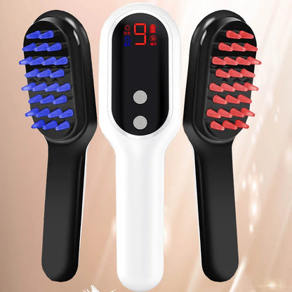 Alwafore Head Massage Comb Anti Hair Loss Infrared Hair Growth Comb Scalp Massager Red Light Treatment Head Scalp Massage