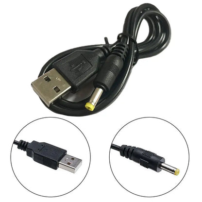 1pcs 80cm 5V USB  To DC Power Charging Cable Charge Cord 4.0x1.7mm Plug 5V 1A Power Charging Cable for PSP 1000/2000/3000