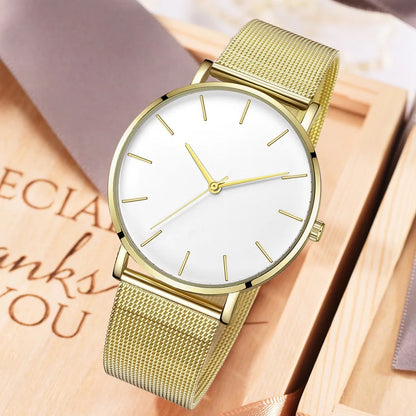 Luxury Rose Gold Watch Women Bracelet Watches Top Brand Ladies Casual Quartz Watch Steel Women's Wristwatch Montre Femme Relogio