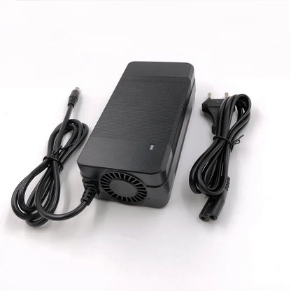 54.6V 3A Lithium Battery Charger For 13Series 48V Li-ion Battery Pack Charger High quality With Cooling Fan