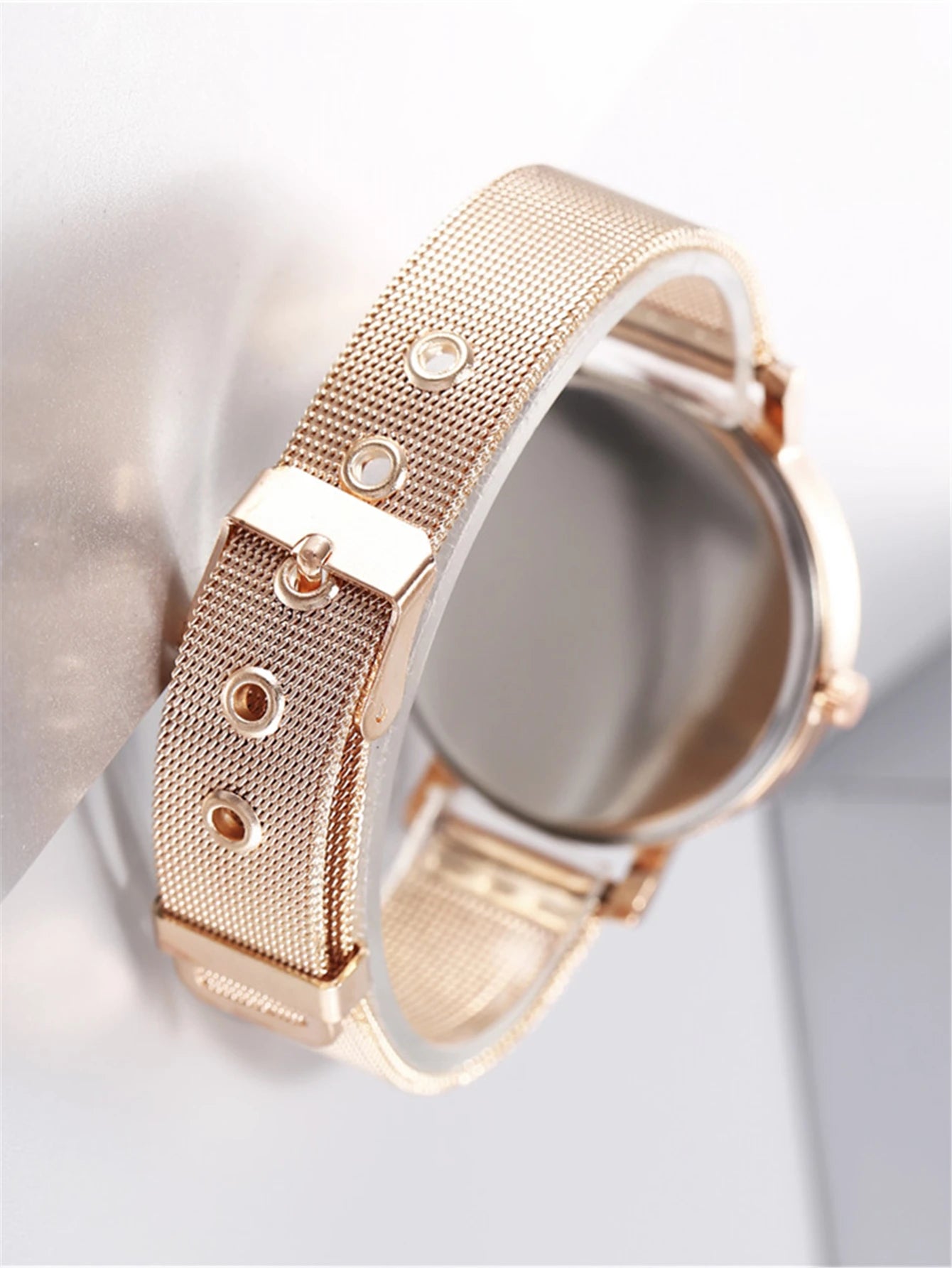 New Womens Fashion Simple Watch Ladies Leisure Watch Steel Mesh Sports  Wristwatches Women's Watch Bracelet