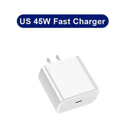 45W USB Charger Quick Charge Phone Adapter Type C Super Fast Charging Wall Charger For iPhone Samsung Xiaomi Huawei EU/US Plug