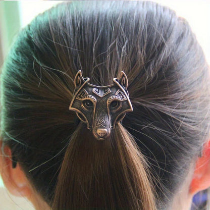 Fashionable And Exquisite New Viking Celtic Wolf Elastic Ponytail Headband Hair Tie For Women Jewelry Accessories Wholesale