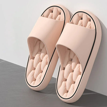 Thick Platform Bathroom Home Slippers Women Fashion Soft Sole EVA Indoor Slides Woman Sandals 2024 Summer Non-slip Flip Flops