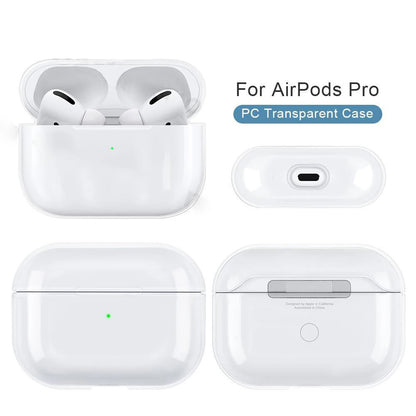 Transparent Earphone Case For Airpods Pro 2 Generation 2022 Cases Hard PC Clear Headphone Cover For Airpods 3 2 1 Charging Bags