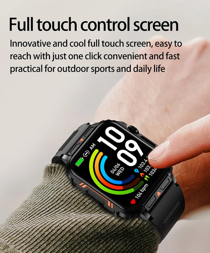 LIGE Smartwatch 1.95 Inch Screen Health Monitoring Watches IP68 Waterproof Sport Fitness Smart Watch For Men Women Reloj Hombre