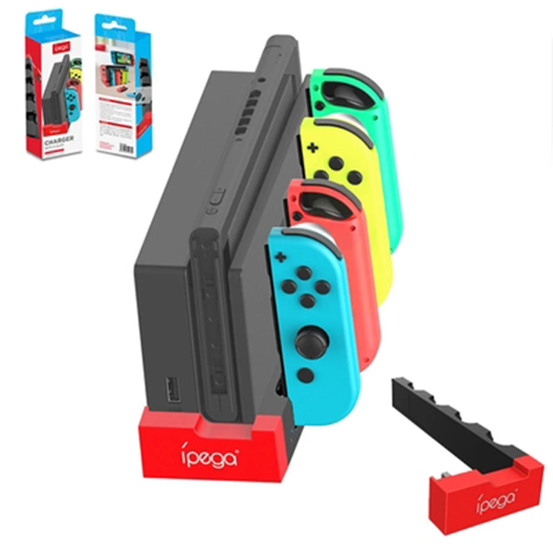 for Nintendo Switch JoyCon Charging Dock Hub USB Controller Charger Dock Stand Station Holder Switch NS JoyCon Game Charging Hub