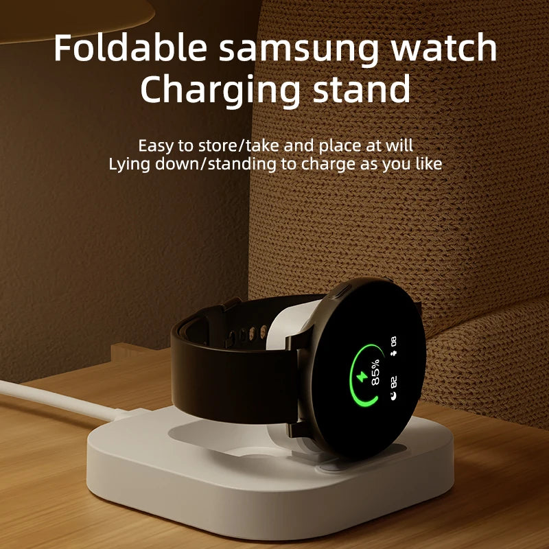 Watch Wireless Charger Stand For Samsung Galaxy Watch 6 5 4 3 Pro 45/40/44mm Active 2 Classic Type C Fast Charging Dock Station