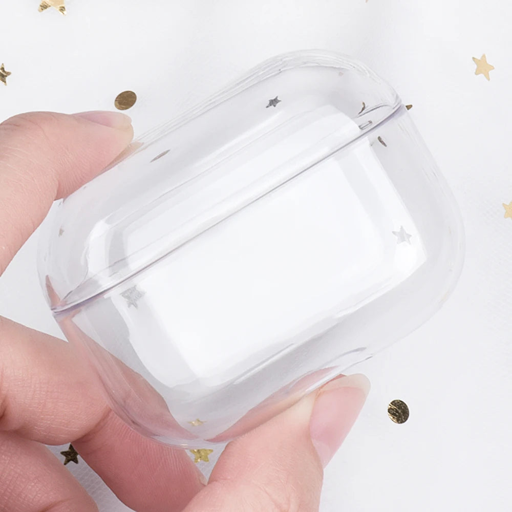 Transparent Earphone Case For Airpods Pro 2 Generation 2022 Cases Hard PC Clear Headphone Cover For Airpods 3 2 1 Charging Bags