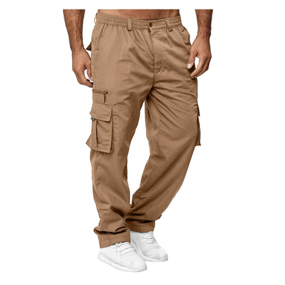 Calças de moletom masculinas, calças cargo jogger, casuais, multibolsos, calças táticas militares, calças cargo táticas, calças largas masculinas