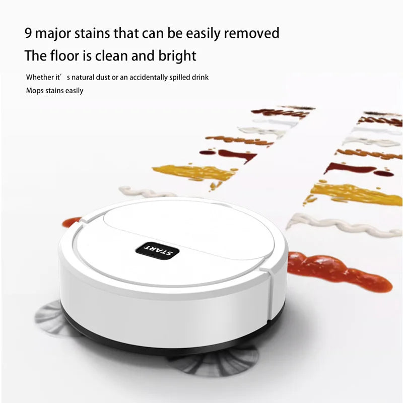 Xiaomi Smart Sweeping Robot Mini Silent Vacuum Cleaner Sweep Mop Brush Three-in-one Multi-function Cleaning Machine for Home