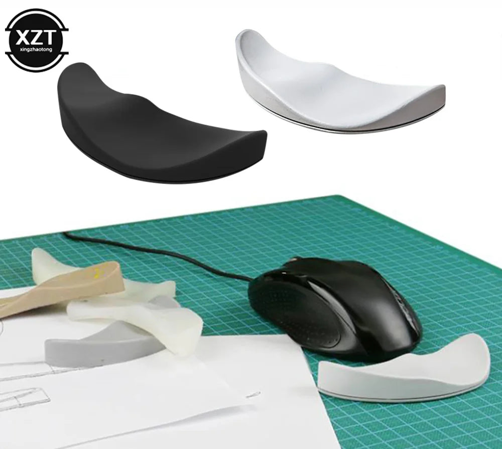 Mouse pad ergonômico para mão esquerda/direita, apoio para pulso, gel de silicone, antiderrapante, suporte para pulso, tapete para jogos de escritório, PC